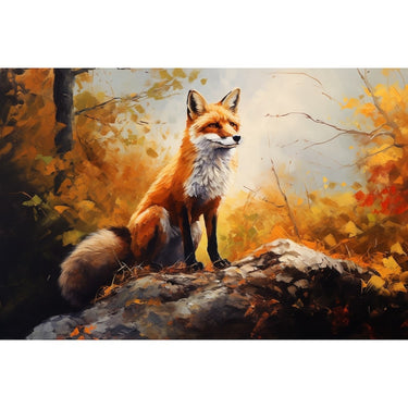 Fox Painting Canvas